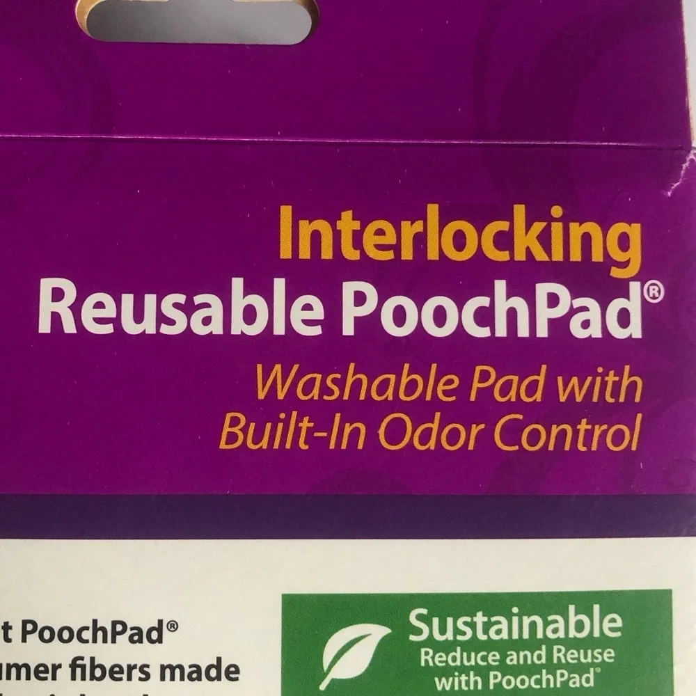 NIP 2 reusable interlocking dog potty pads washable